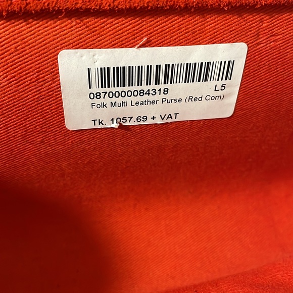 Folk Multicolour patchwork suede clutch NEW! - Picture 7 of 8